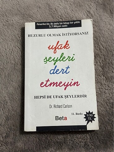 Ufak şeyleri dert etmeyin