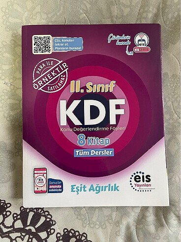 11.sınıf tüm dersler test kitabı (eşit ağırlık)