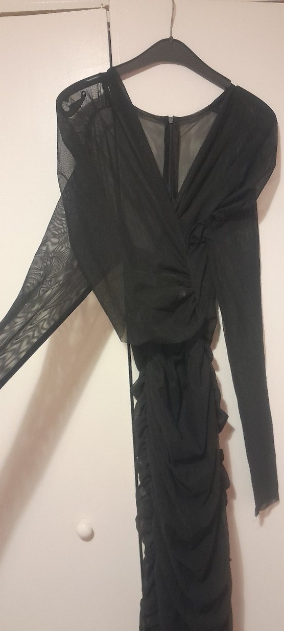 tül uzun abiye - Görsel 4