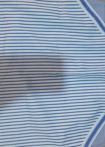 Pamuklu, Pilili, Mavi Çizgili etek - Görsel 3