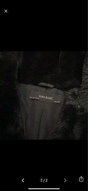 Zara Zara peluş mont