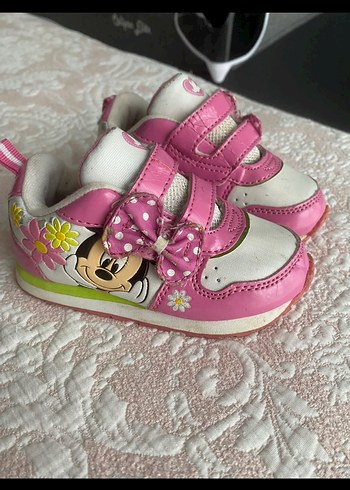 Kız Çocuk Pembe Cırt Cırtlı Spor Ayakkabı - Görsel 2