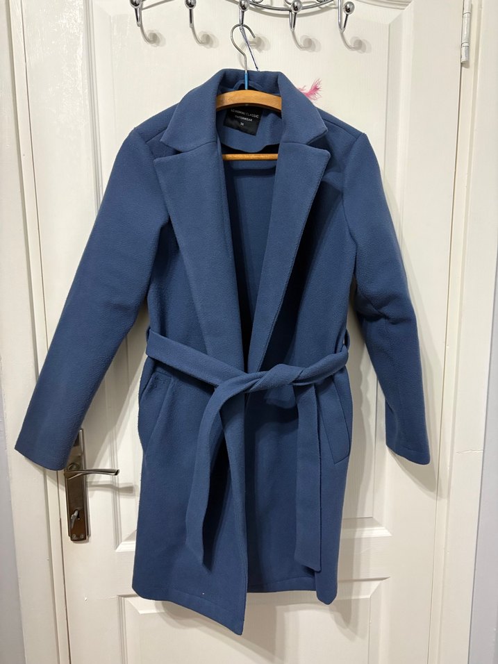 Lc Waikiki Kuşaklı Kadın Kaban - Görsel 2