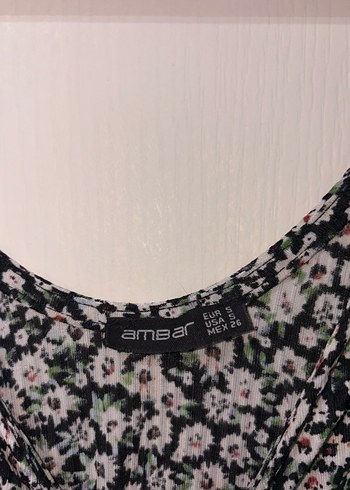 Siyah Midi V Yaka Dantel Detaylı Elbise - Görsel 4