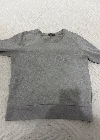 Gri Calvin Klein Kadın Sweatshirt - Görsel 4