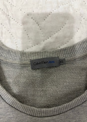 Gri Calvin Klein Kadın Sweatshirt - Görsel 6