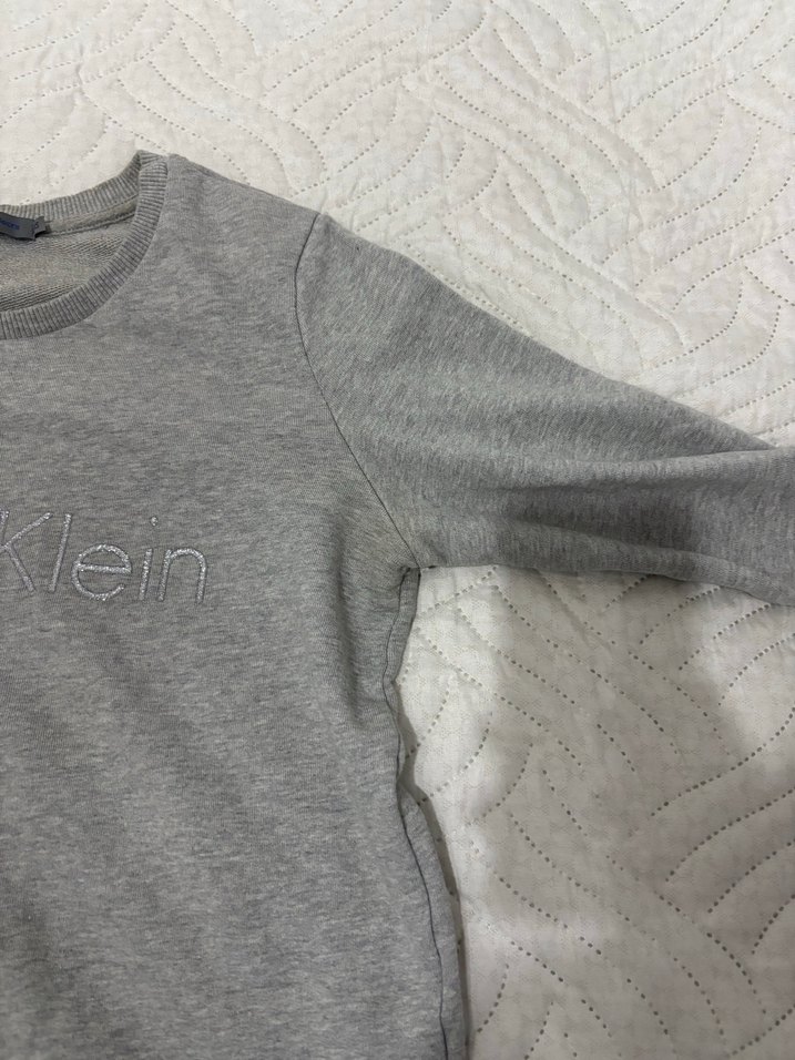 Gri Calvin Klein Kadın Sweatshirt - Görsel 3