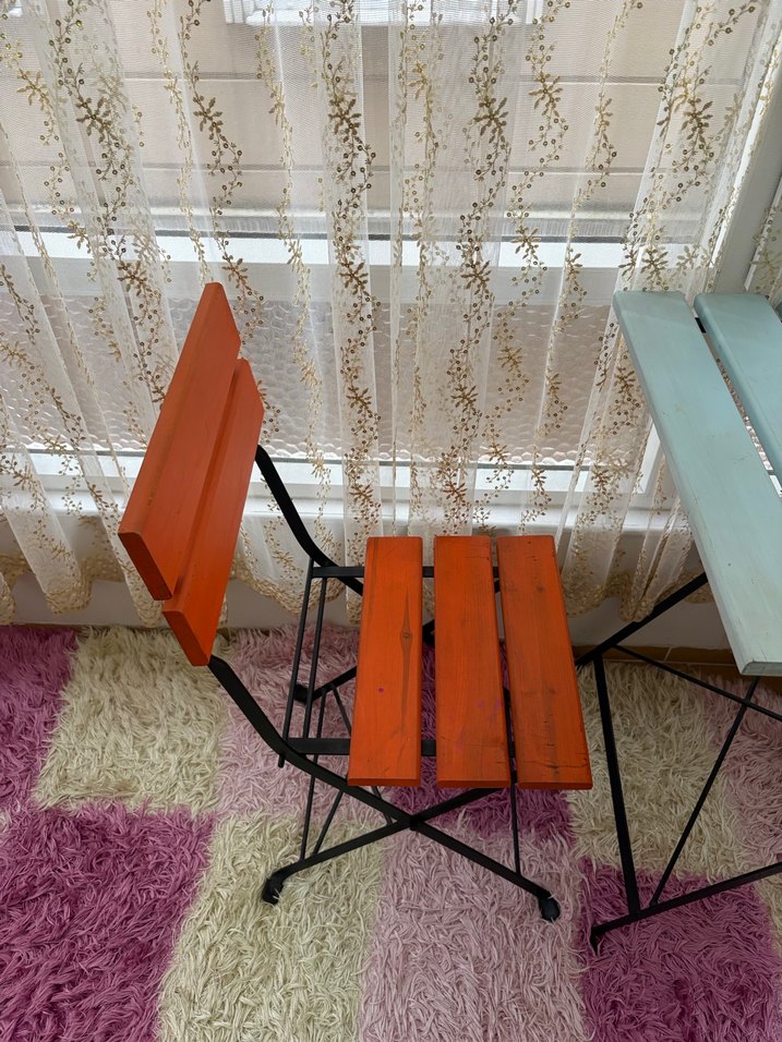 Ahşap Katlanır Masa Takımı - Görsel 3