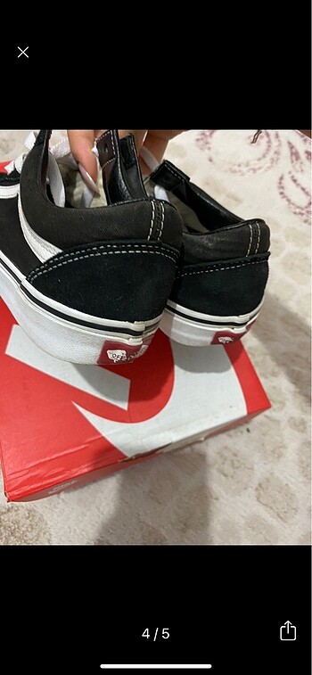 37 Beden siyah Renk vans old school