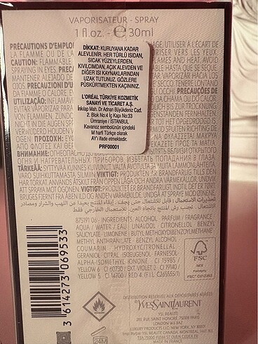 Yves Saint Laurent Libre Intense 30ml EDP - Görsel 6