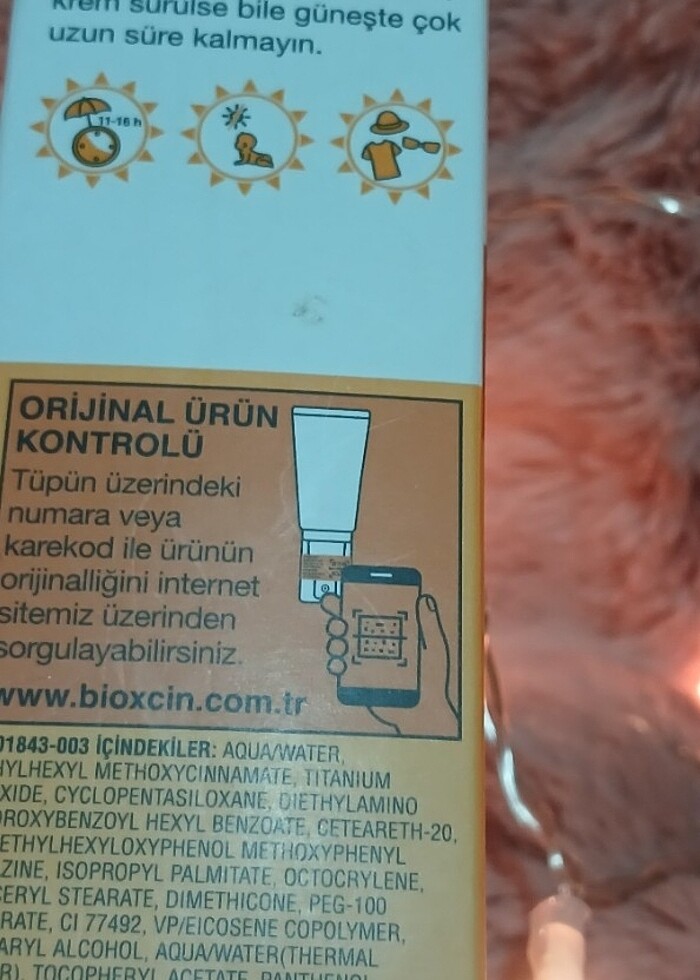 Bioxcin Sun Care SPF 50+ Renkli Krem - Görsel 3