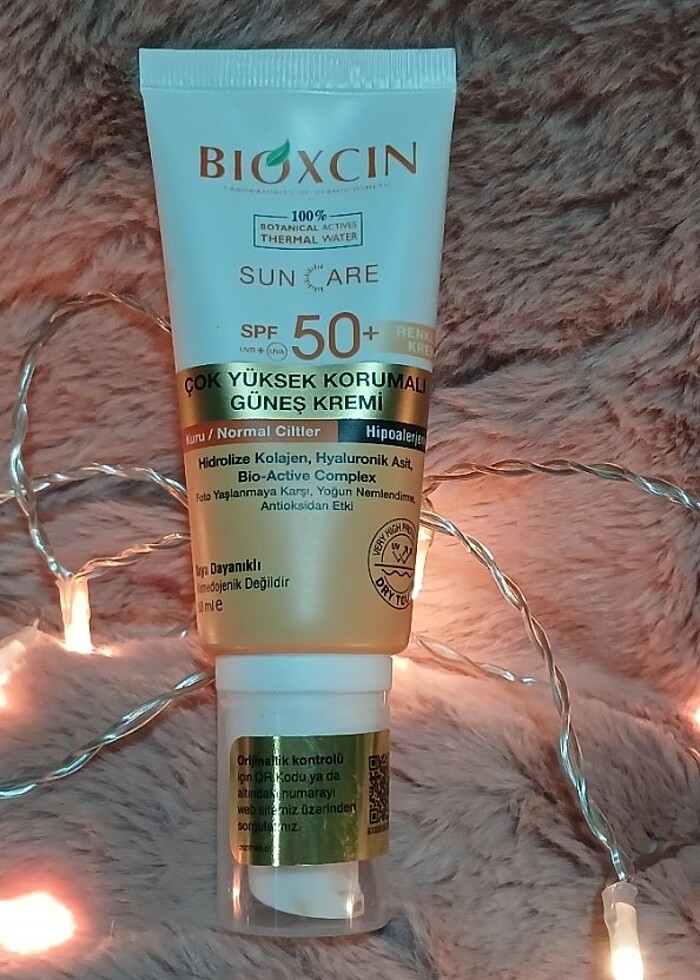 Bioxcin Sun Care SPF 50+ Renkli Krem - Görsel 2