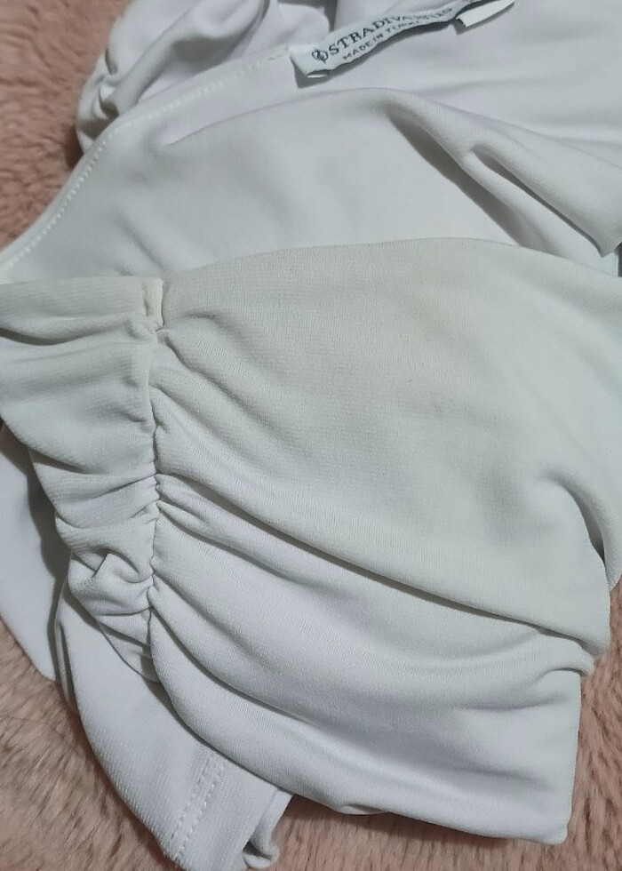 Stradivarius Tek Omuz Bluz - Görsel 3