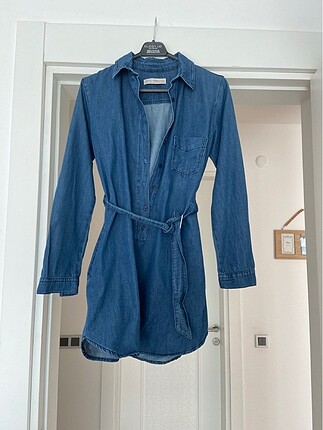 Denim elbise