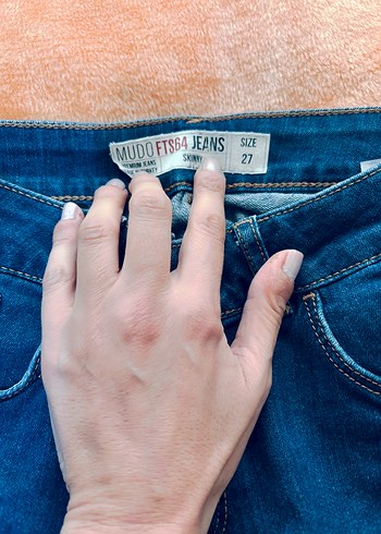 Mudo Slim Fit Koyu Mavi Jean