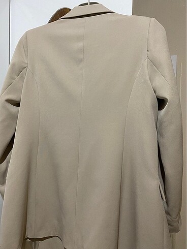 38 Beden kahverengi Renk Blazer ceket