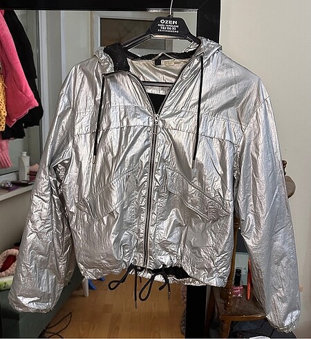 xs Beden gri Renk H&M Mont