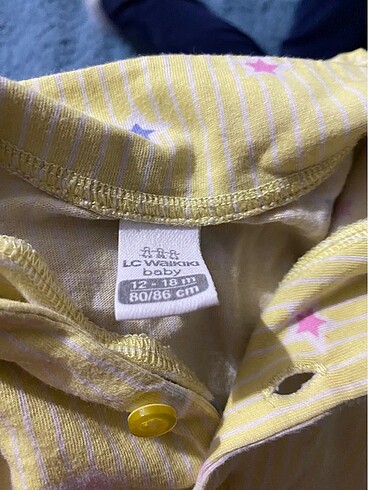 1,5 Yaş Beden Kız çocuk pijama