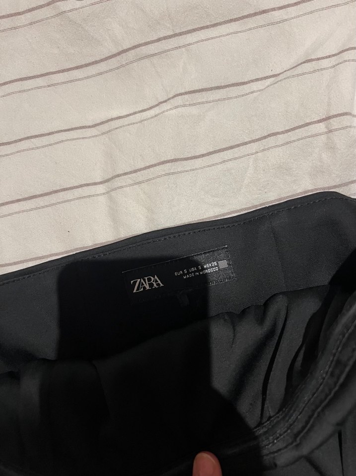 Zara Siyah Straplez Bluz - Görsel 2