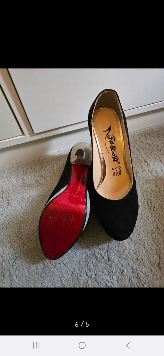 Siyah Platform Topuklu Kadın Ayakkabı - Görsel 2