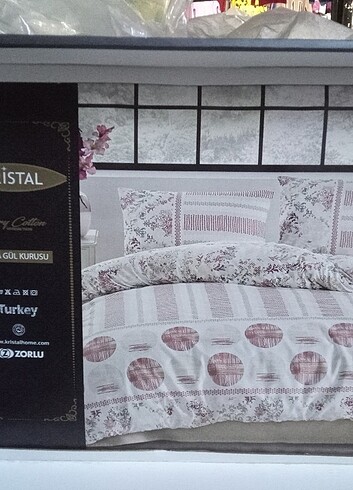 Taç Kristal Terry marka çift kişilik nevresim takımı 