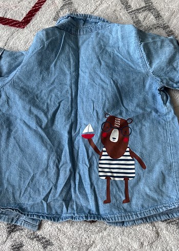 Erkek Bebek Keten Gömlek ve Şort Takımı - Görsel 4