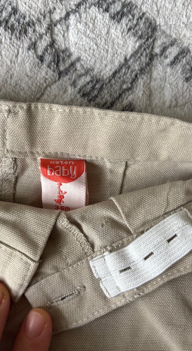 Erkek Bebek Keten Gömlek ve Şort Takımı - Görsel 2