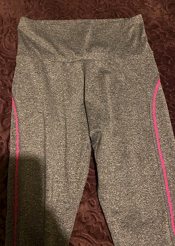 Gri Spor Kadın Tayt - Görsel 2