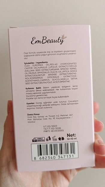 Diğer Kaş ve kirpik serumu