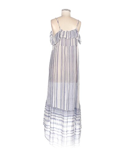 xl Beden Vintage Love Uzun Elbise %70 İndirimli.