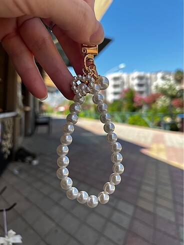 Beden İnci Çanta Süsü