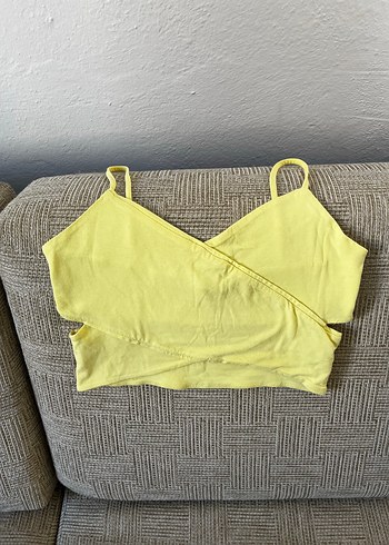s Beden Sarı Pastel Atlet Bralet