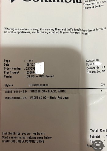 Columbia Facet 60 outdry 42.5 numara - Görsel 9