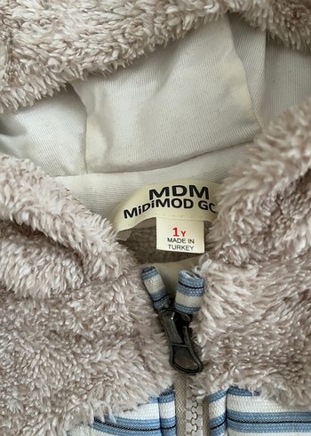 HelloBaby Kürklü Kapüşonlu Bebek Erkek Tulumu