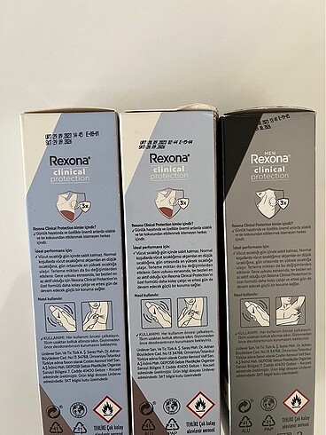 diğer Beden çeşitli Renk rexona clinical protection