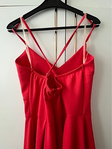 Zara KIRMIZI ELBİSE