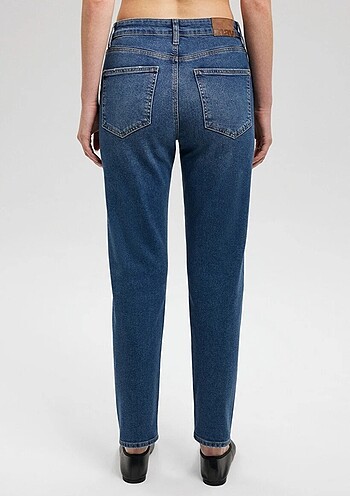 26 Beden mavi Renk Mavi Cindy 90s İndigo Mavisi Jean Pantolon