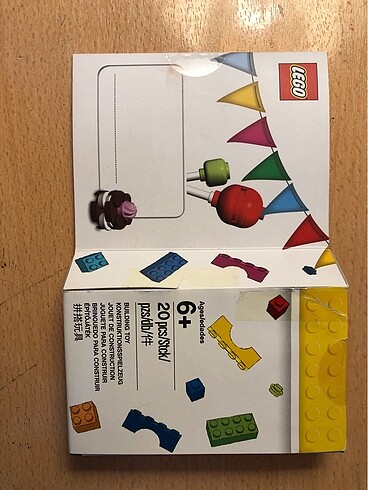  Beden Lego doğum günü kartı