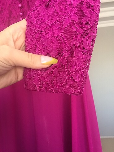 Uzun kollu abiye - Görsel 5