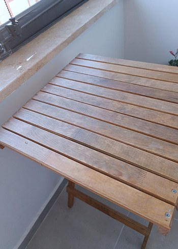 Beden kahverengi Renk Pinoxi Ahşap Katlanabilir Yemek Masası