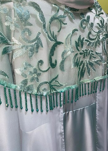 Nakışlı Uzun Salaş Kadın Abiye - Görsel 2