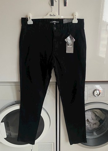 Siyah Skınny Fit Erkek Pantolon - Görsel 3