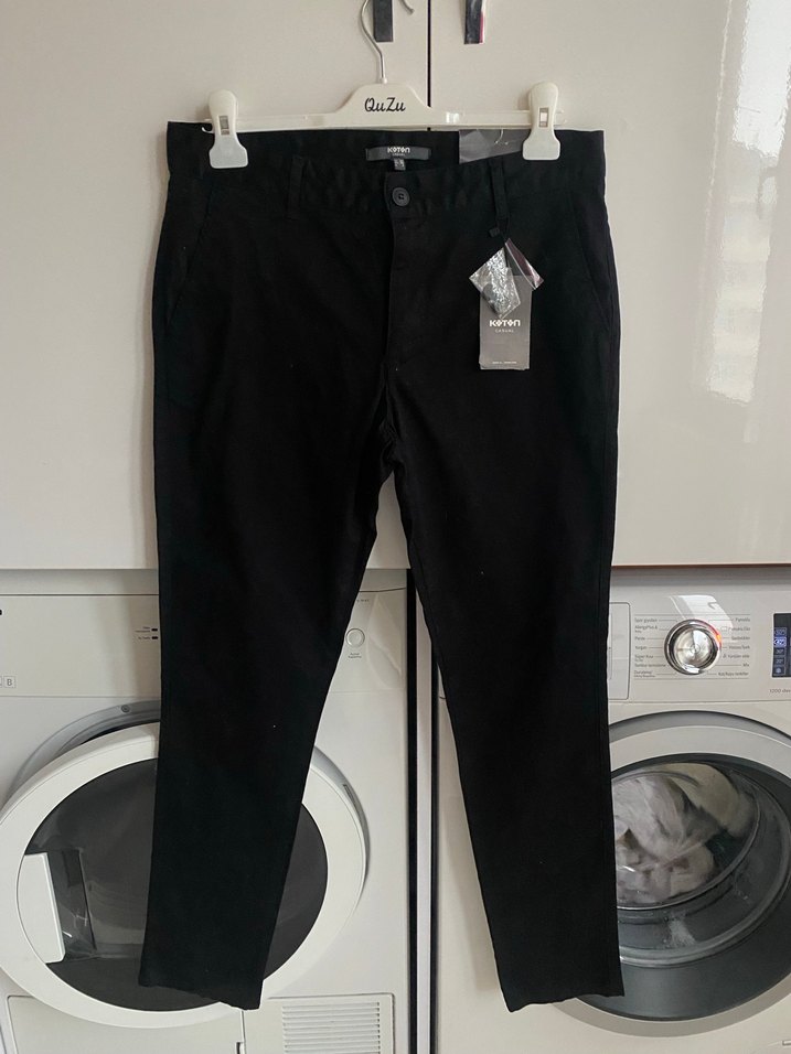 Siyah Skınny Fit Erkek Pantolon - Görsel 3