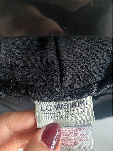 11-12 Yaş Beden siyah Renk Lc Waikiki Siyah Tayt