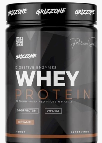Grizzone Whey Protein Tozu 420g Brownie
