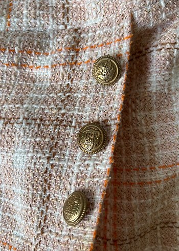 Düğmeli Bej Midi kız çocuk Etek - Görsel 3