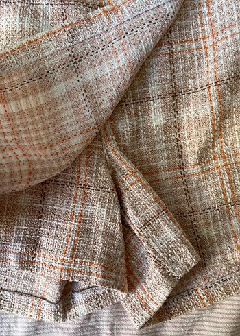 Düğmeli Bej Midi kız çocuk Etek - Görsel 5