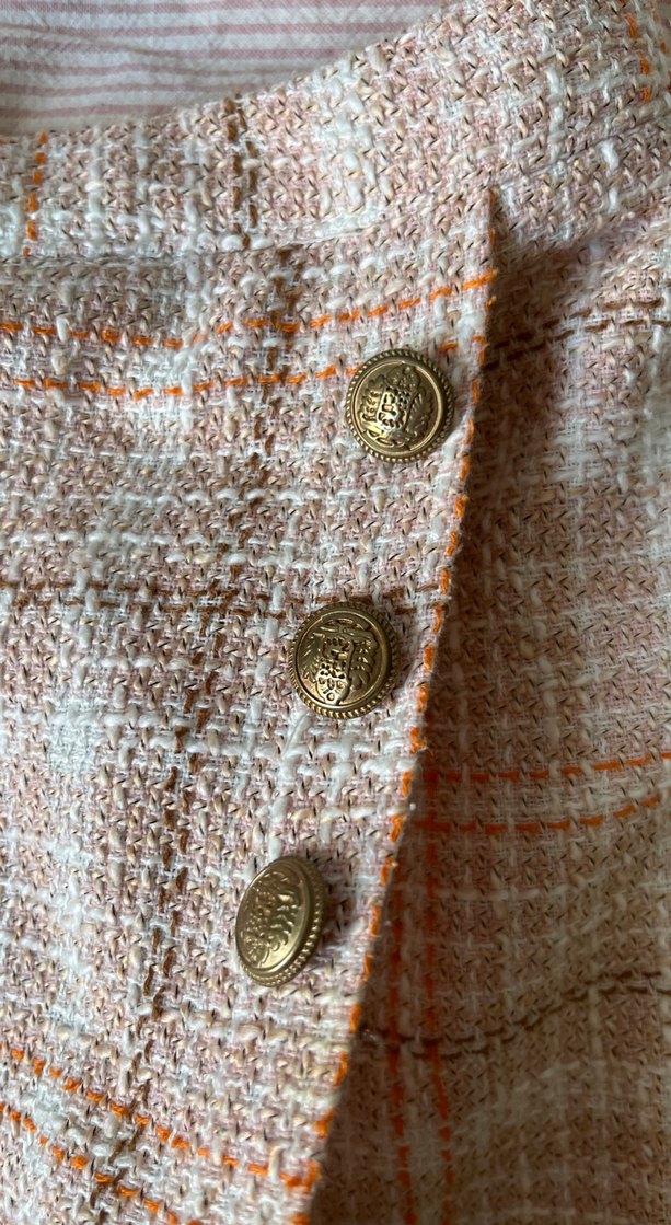 Düğmeli Bej Midi kız çocuk Etek - Görsel 3