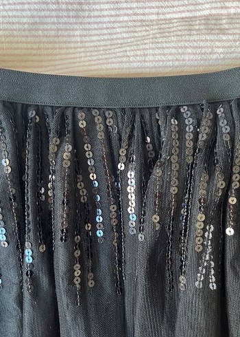 Kız Çocuk Siyah Fırfırlı Etek - Görsel 2