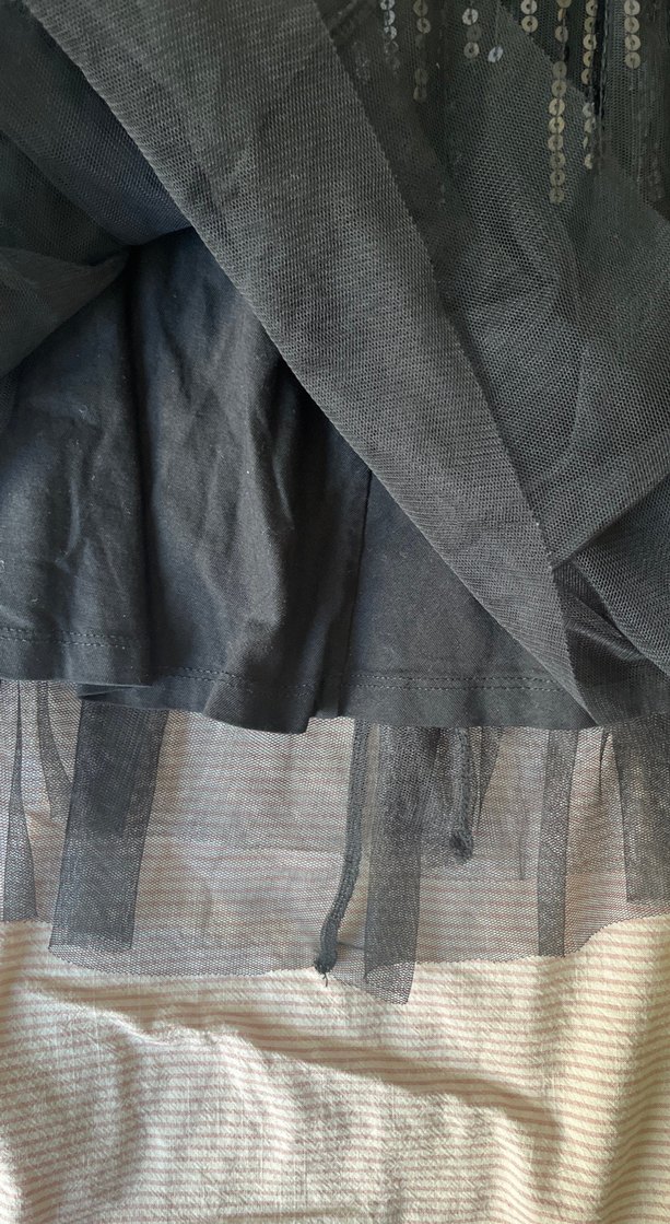 Kız Çocuk Siyah Fırfırlı Etek - Görsel 3